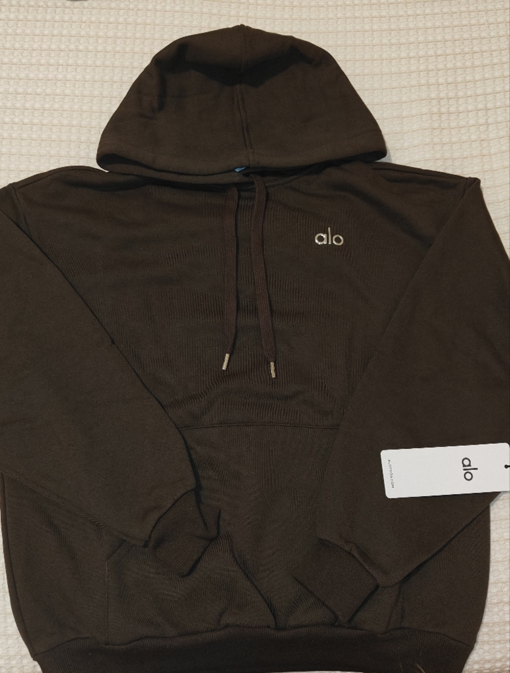 ALO Yoga Accolade Hoodie in Espresso NWT XS